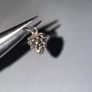 Sterling Silver Pinecone Pendant